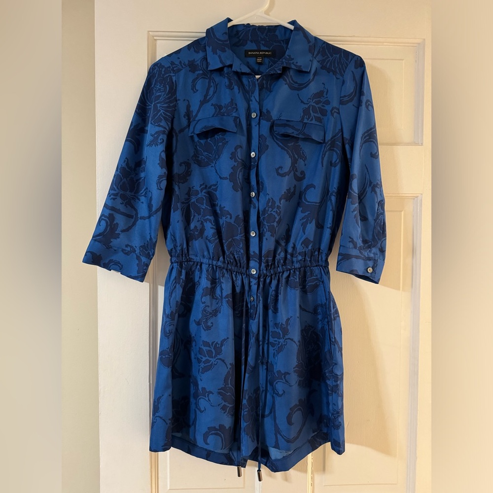 Blue jumpsuit